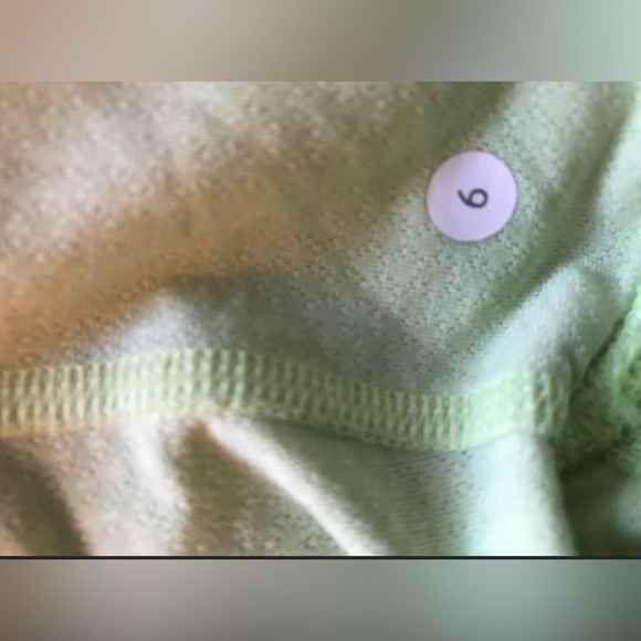 Lululemon Elevate Tank Clear Mint Yellow size 6 - Picture 7 of 7